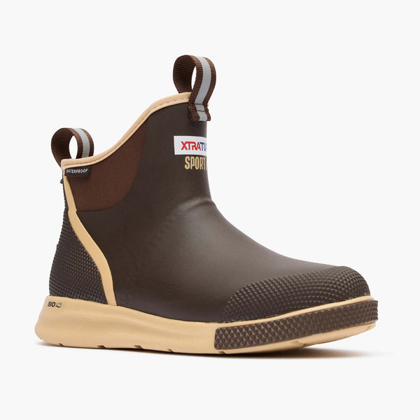 XtraTuf Ladies Brown Ankle Deck Sport Boot-XADSW901
