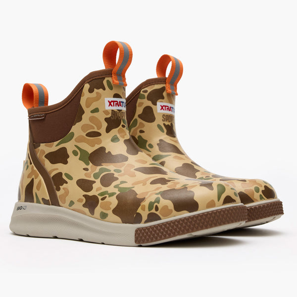 Xtratuf Ladies 6" Duck Camo Sport Ankle Deck Boot-XADSWDCM