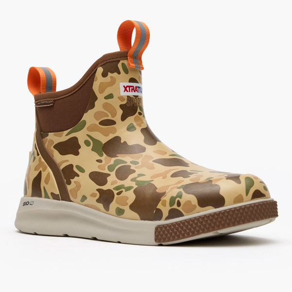Xtratuf Ladies 6" Duck Camo Sport Ankle Deck Boot-XADSWDCM