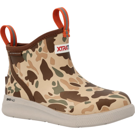 XtraTuf Kids Ankle Deck Sport Boot Duck Camo-XKADSDCM