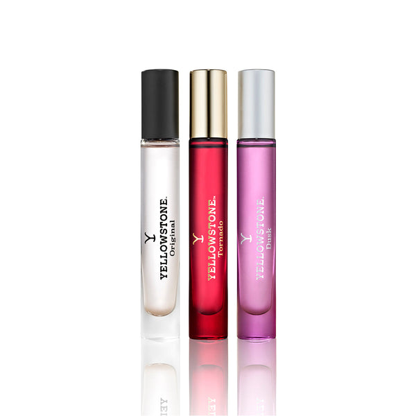 Tru Fragrance Yellowstone Ladies Perfume Purse Spray Set - 98324