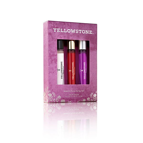 Tru Fragrance Yellowstone Ladies Perfume Purse Spray Set - 98324