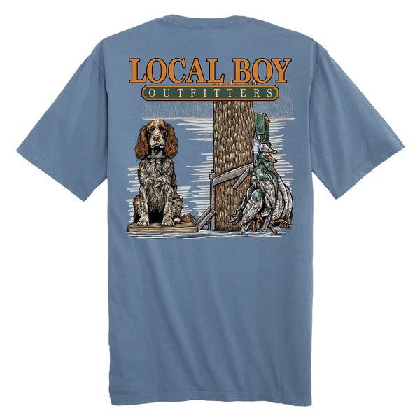 Local Boy Youth Slate Spaniel Stand TShirt-L0000155-SLT