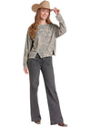 Rock & Roll Ladies Tree Camo Sweatshirt -BW91T09372