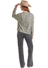 Rock & Roll Ladies Tree Camo Sweatshirt -BW91T09372