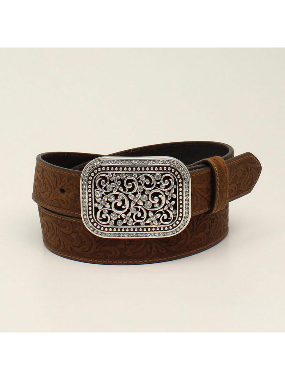 Ariat Ladies Filigree Brown Leather Belt A10006944