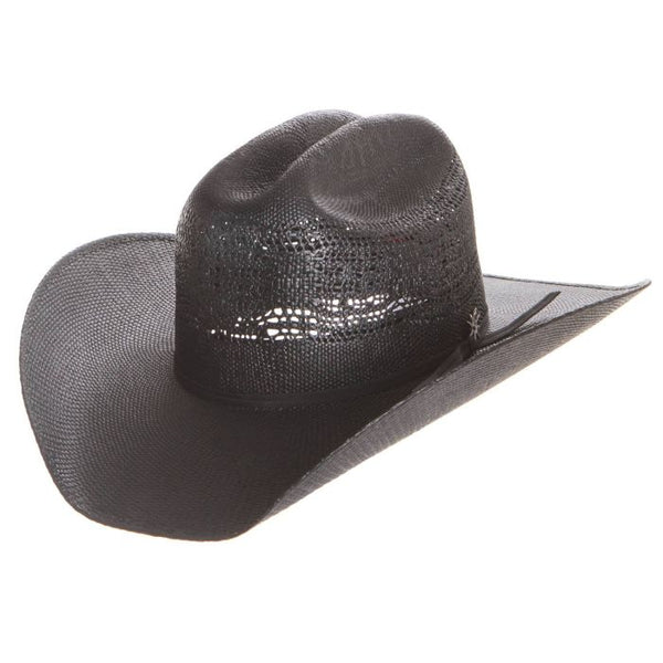 Bailey Desert Knight Black Straw Cowboy Hat S18BGA