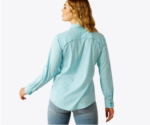 Ariat Women's VenTek - Peacock Blue Check - 10058802