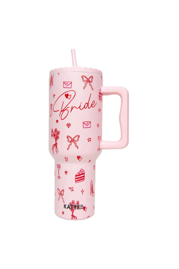 Katy Did Bride Red Drawings 38 Oz Tumbler