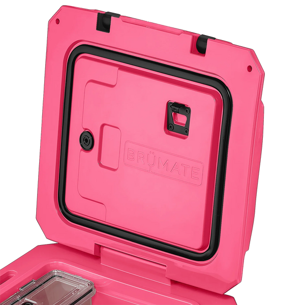 BrüTank 35-Quart Rolling Cooler Neon Pink