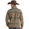 Rock & Roll Men's Performance Novelty Stripe Berber Pullover BM91C09220