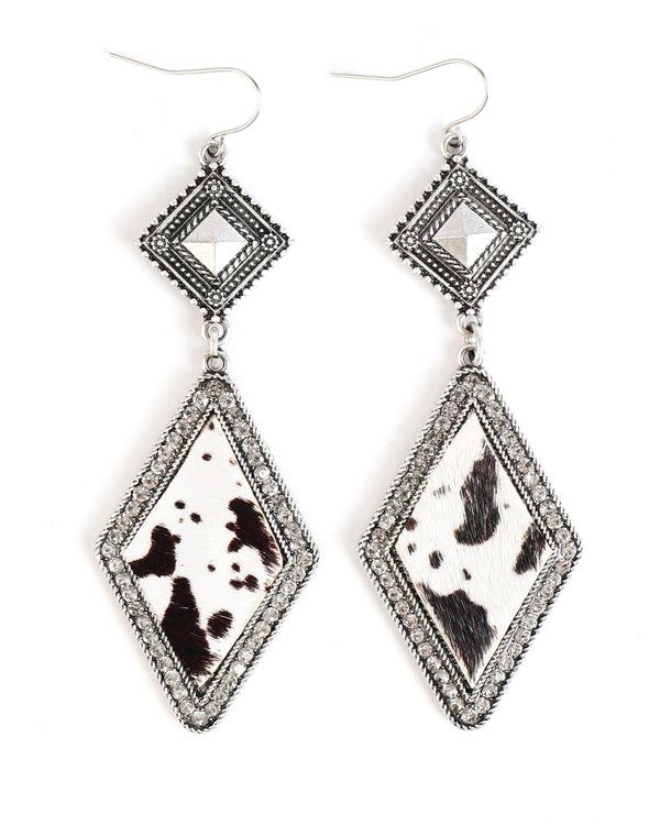 Cowgirl Confetti Rhinestone Cowgirl Earrings - CCERR95