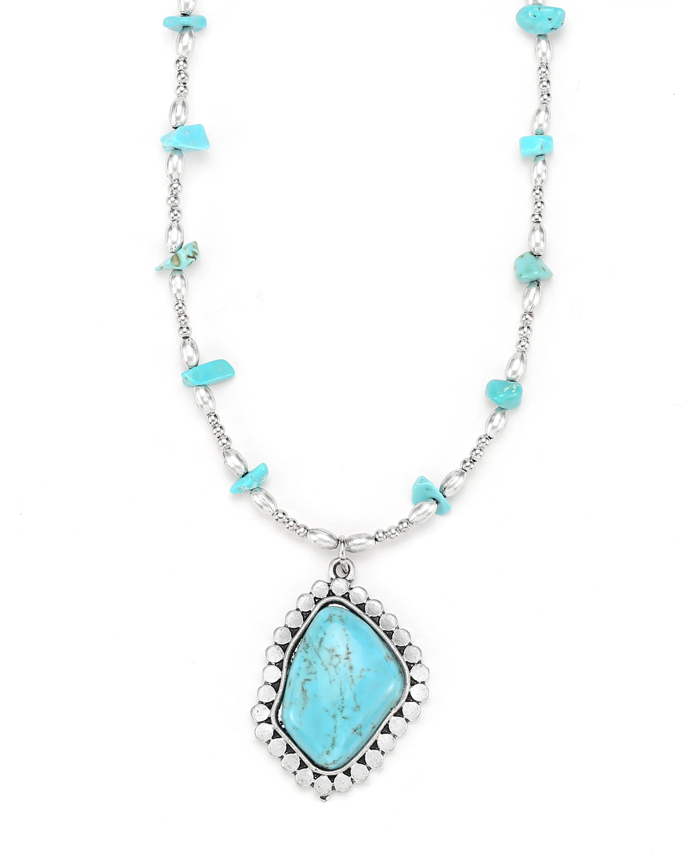 Cowgirl Confetti Set In Stone Necklace -CCNEC128