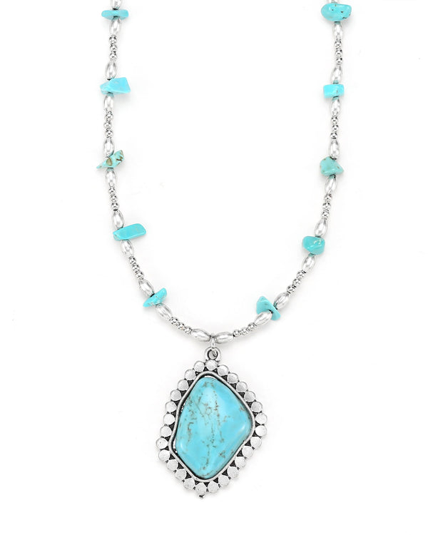 Cowgirl Confetti Set In Stone Necklace -CCNEC128