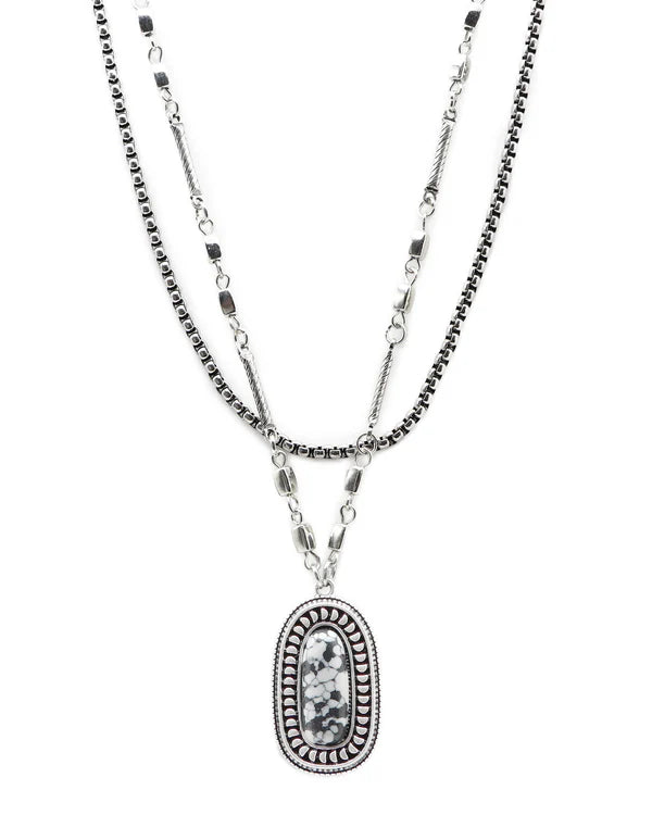 Cowgirl Confetti The Line Divided Necklace -CCNEC136