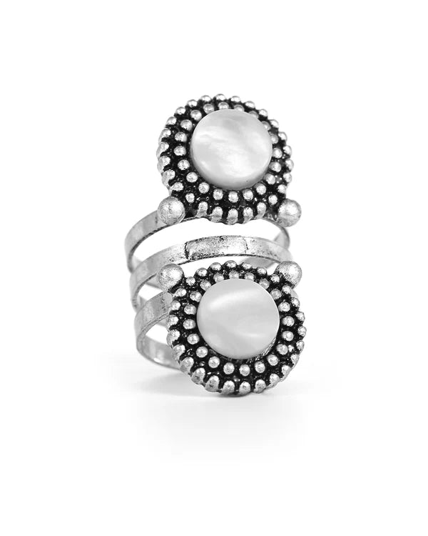 Cowgirl Confetti Shell Collector Ring -CCRNG92