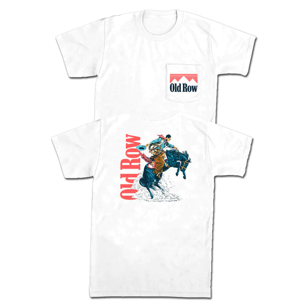Old Row The Cowboy 3.0 White T Shirt WROW1955