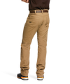 ARIAT Men's Rebar M4 Low Rise Durastretch Tough Stackable Straight Khaki Leg Pant 10030239