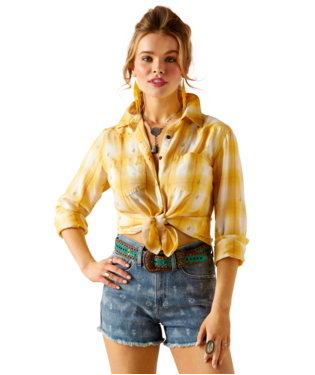 Ariat Ladies Billie Jean Cactus Plaid Shirt 10048991