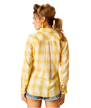 Ariat Ladies Billie Jean Cactus Plaid Shirt 10048991