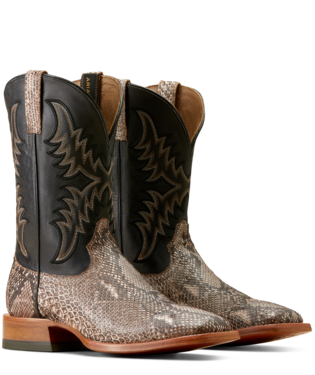 Ariat Men's Dry Gulch Cowboy Boot Tan Python 10047081