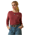 Ariat Ladies T-Shirt Burnt Russet 10046314
