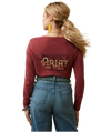 Ariat Ladies T-Shirt Burnt Russet 10046314