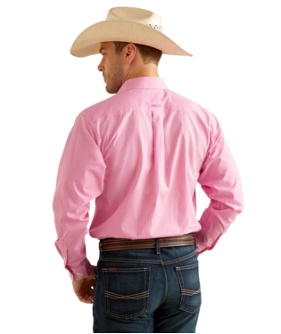 Ariat Men's Wrinkle Free Oden Classic Fit Shirt Rose Violet 10050529