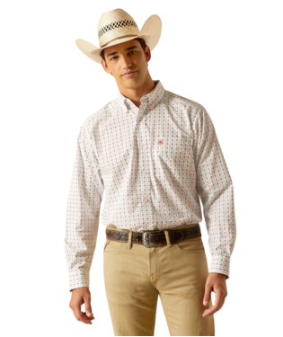 Ariat Men's Kade White Classic Fit Shirt 10048443