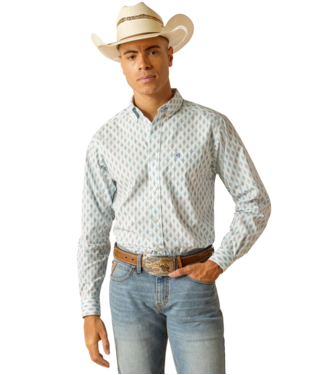 Ariat Men's Kendrick White Fitted Shirt 10048409