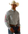 Ariat Men's Team Lochlan White Fitted Shirt 10048421