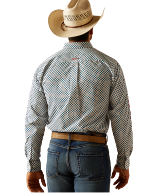 Ariat Men's Team Lochlan White Fitted Shirt 10048421