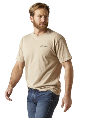 Ariat Men's Oatmeal Heather Rodeo Shirt 10047588
