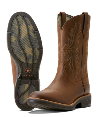 Ariat Men's Ridgeback Round Toe Distressed Tan Boot-10053576