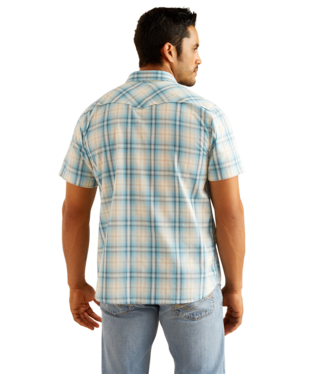 Ariat Mens Harold Egret Retro Fit Shirt-10048576