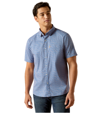 Ariat Mens French Fade Melvin Stretch Modern Fit Shirt-10051537