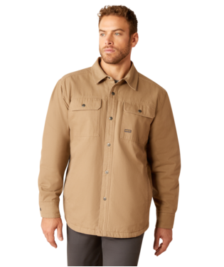 Ariat Men's Khaki Rebar Canvas Shirt Jacket-10052426