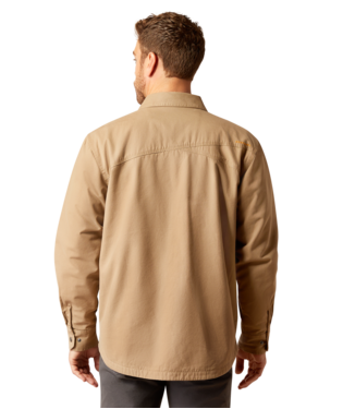 Ariat Men's Khaki Rebar Canvas Shirt Jacket-10052426