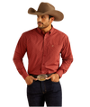 Ariat Men's Sanders Classic Fit Red Shirt-10052372