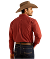 Ariat Men's Sanders Classic Fit Red Shirt-10052372