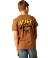 Ariat Youth Cinnamon Bison Sketch Shield TShirt-10051742