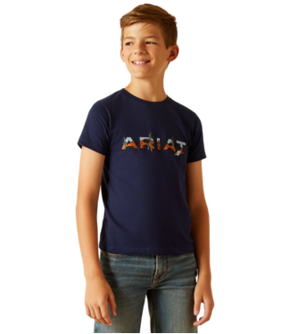 Ariat Youth Logo Landscape Tshirt-10051741