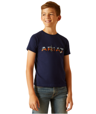 Ariat Kids Logo Landscape Tshirt-10051741