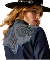 Ariat Ladies Second Blue Fiddle Shirt-10053977