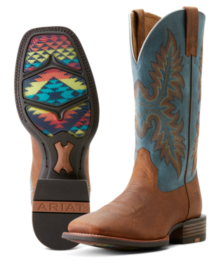 Ariat Men's Hudson Wicker Brown Cowboy Boot-10053739