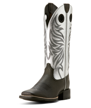 Ariat Ladies Dark Carbon Round Up Ryder Boot-10053729