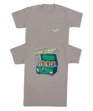 Old Row Keep Em On Ice Pocket Tee - Grey - WROW3264