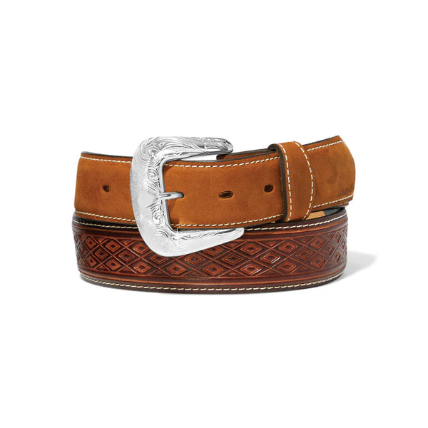 Justin Diamond Ridge Belt Brown C14185