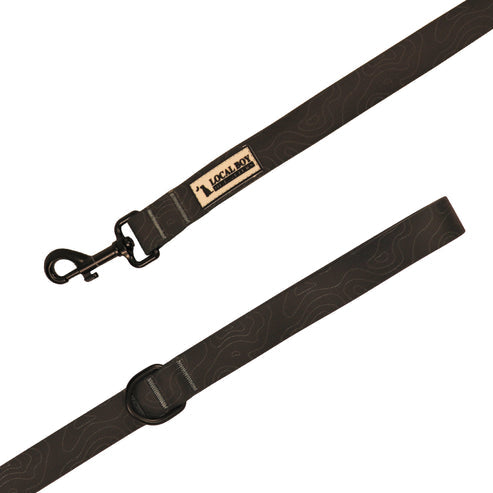 Local Boy Outfitters Dog Leash - Black Topo