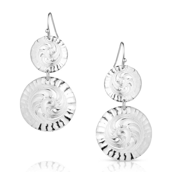 Montana Silversmiths Sundance Conchos Earrings-ER5813SV
